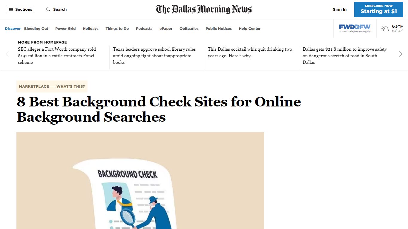 8 Best Background Check Sites for Online Background Searches - Dallas News